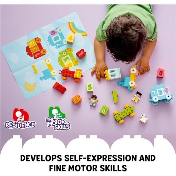 My First Number Train Toy with Bricks for Learning Numbers - Picture 5 of 7